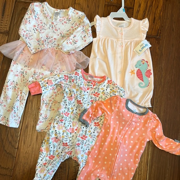 Carter's One Pieces Variety Of Baby Girl Onesies Lot Poshmark